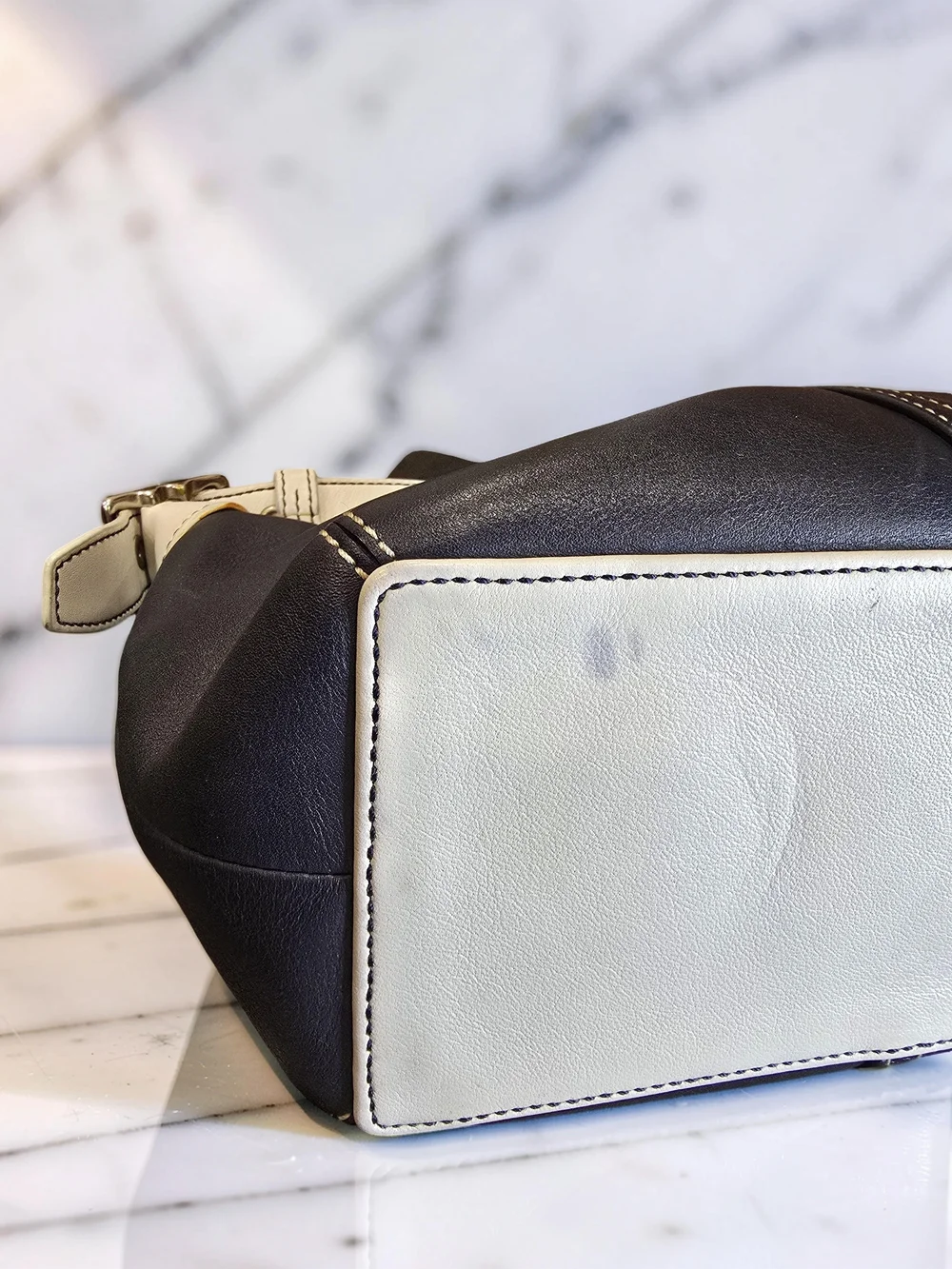 Vintage Y2K Coach Legacy Demi Hobo Bag Leather